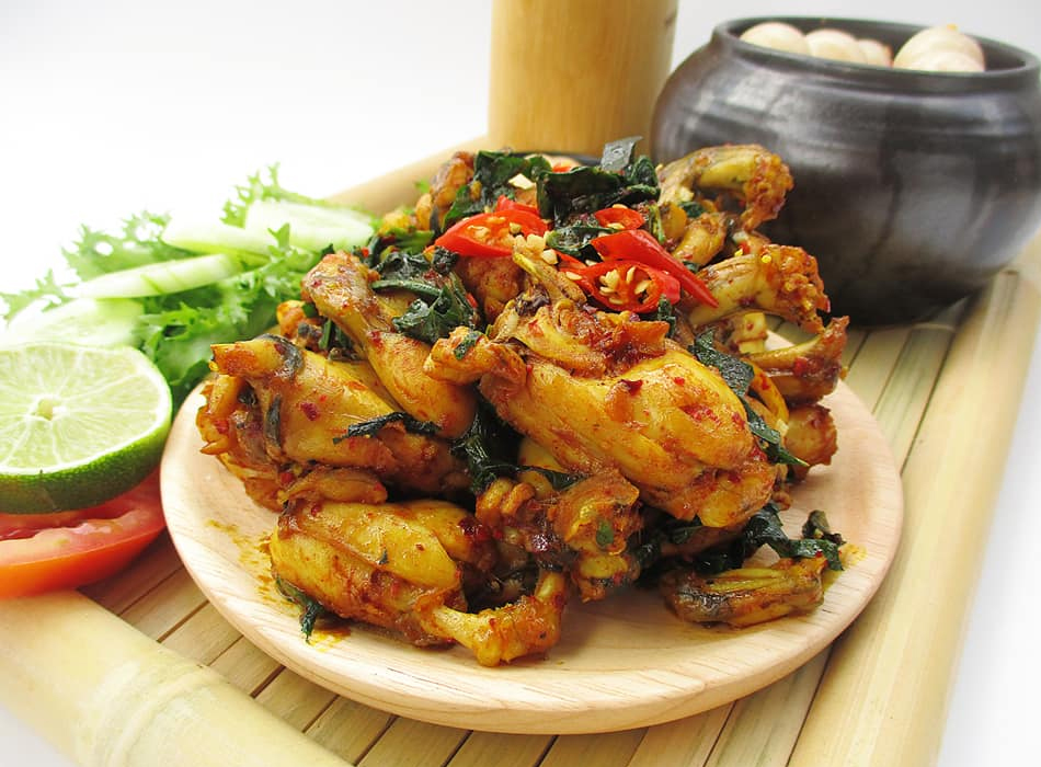 Ếch kho sả nghệ thơm ngon